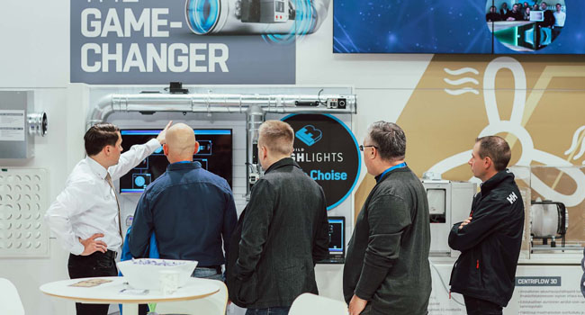 FinnBuild Highlights stand at the fair