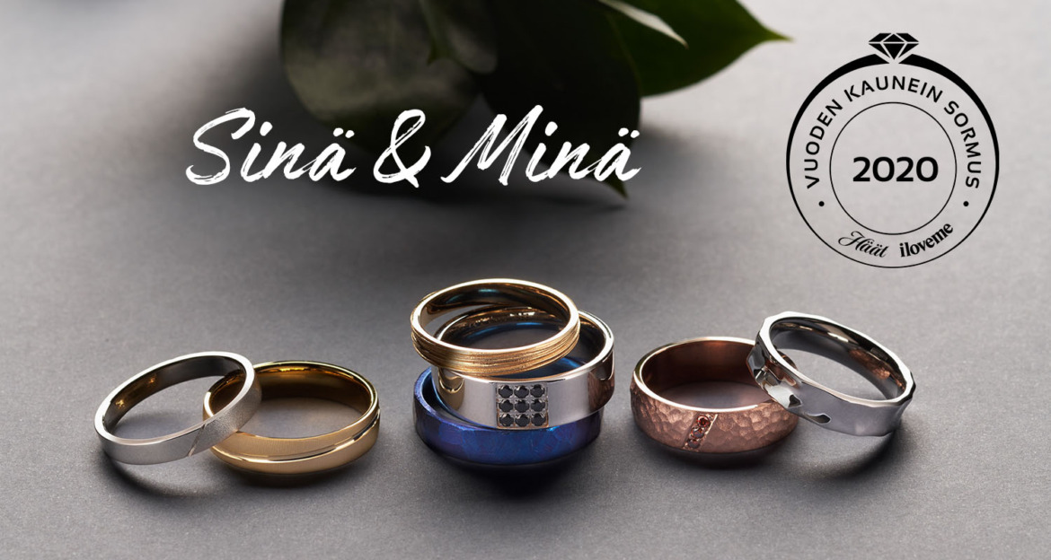 Vuoden Kaunein Sormus 2020 teema on Sinä & Minä