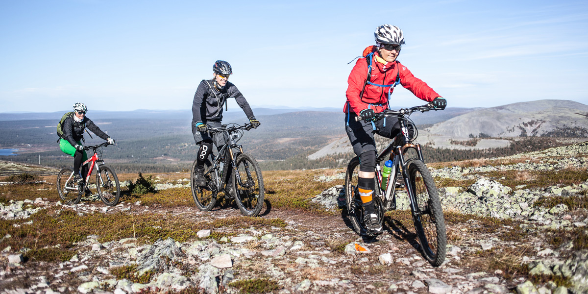 Maastopyöräily onnistuu Pallas-Yllästunturin kansallispuistossa